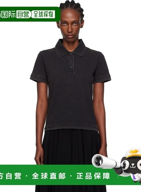 1h可退 潮奢 J.W. Anderson 女士 黑色 Layered Short Sleeve Pol