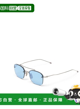 THOM BROWNE 女士眼镜 UES960A045 AW2026 蓝色 几何太阳镜配饰