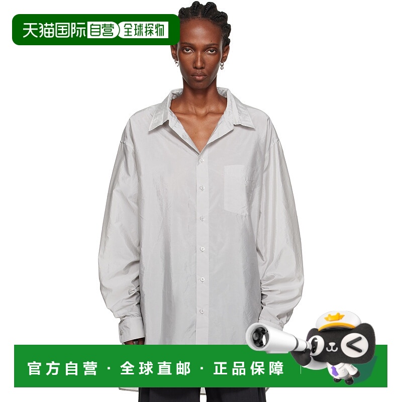 1h可退 潮奢 Maison Margiela 马丁 马吉拉 女士 灰色衬衫 S51DT0