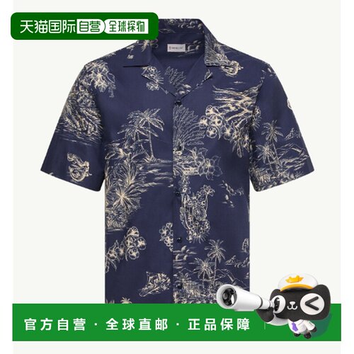 1h可退 MONCLER 男士衬衫 2F00047599GHS72 SS2026 花色 FLORAL P