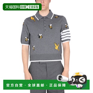 BROWNE SS2025 男士 MKP083AY1002035 灰色 T恤 THOM