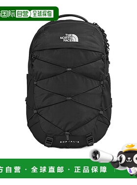 THE NORTH FACE 户外背包 NF0A52SI53R SS2025 黑色双肩包北面