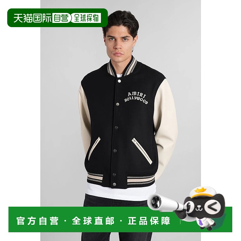 1h可退 AMIRI 男士夹克 423484AMOUBB1066 AW2025 黑色 Amiri Bom