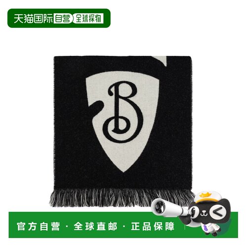 1h可退 BURBERRY 男童围巾 8109563C1343BLACKCALICO AW2025