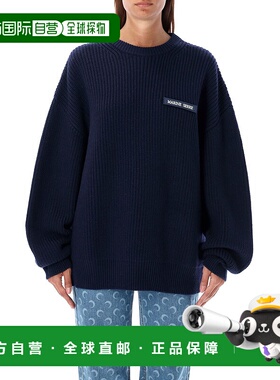 1h可退 MARINE SERRE 女士针织毛衣 UTK003ACKNI0525BL90 AW2024