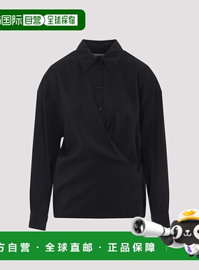 LEMAIRE 女士衬衫 SH1141LF1308BK999 AW2025 黑色