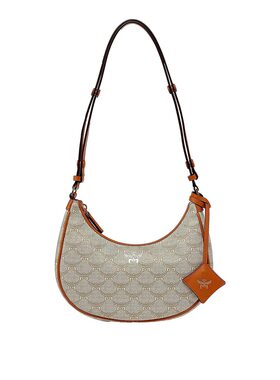 MCM 女士单肩包 MWHFSAC02I9001I9 AW2025 浅棕色 Himmel Hobo Ba