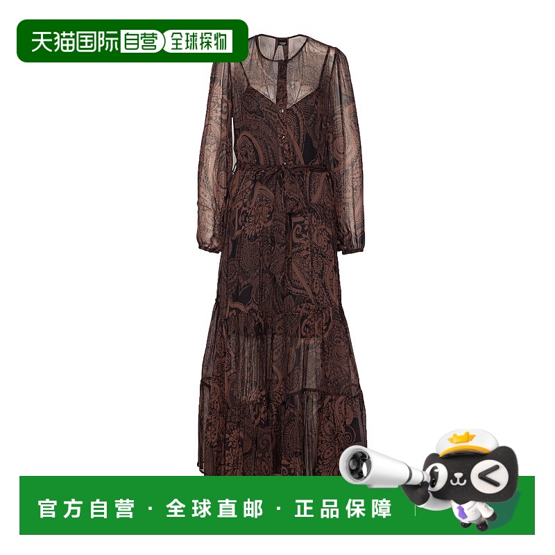 1h可退 PINKO 女士连衣裙 106729A389ZL1 AW2025 深棕色