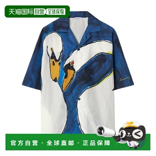 短袖 1h可退 衬衫 男士 博柏利印花 burberry