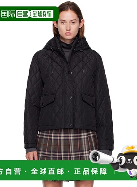 1h可退 潮奢 Burberry 巴宝莉 女士 黑色 Pembroke High Neck 夹