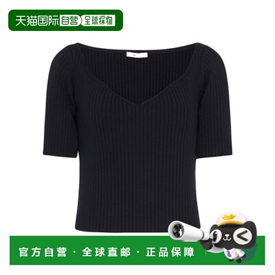 THE ROW 女士针织衫 7021F1BQDRN SS2023 黑色 短【付后1h可退】