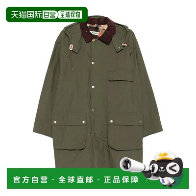 1h可退 Barbour 男士户外风衣 261MMCA1127OL52 SS2026 军绿色