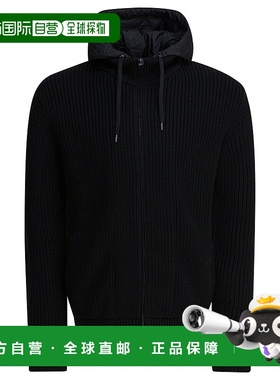 HERNO 男士卫衣 MC000195U702729300 AW2025 黑色 Jackets & Coat