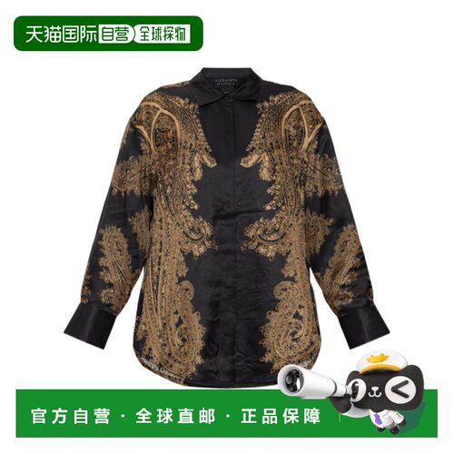 ALL SAINTS 女士衬衫 BERNIEW088PDELLABLACK SS2026长袖