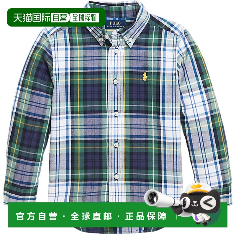 1h可退 POLO RALPH LAUREN 男童衬衫 322952201002 AW2024长袖