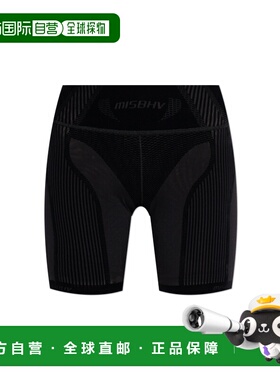 MISBHV 女士短裤 250W5030BLACK SS2025 黑色 Logo shorts