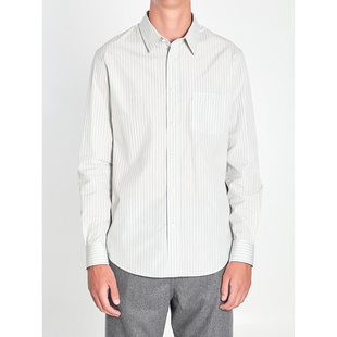 CELINE 灰色 poplin cotton 2C982841W98CZ 衬衫 男士 Shirt