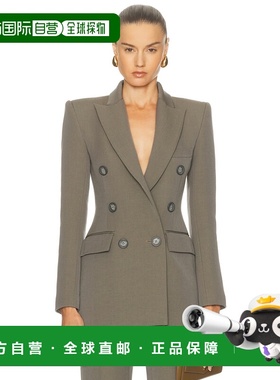 1h可退 潮奢 ALEX PERRY 女士 双排扣合身西装外套 J0127PF25