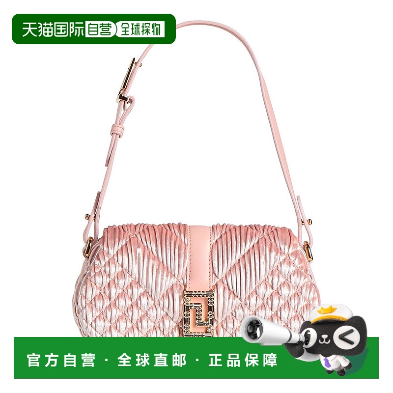 1h可退 潮奢 Versace 范思哲 女士 手袋 pink粉色 舒适时尚