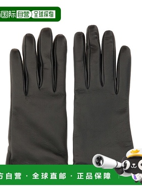 SAINT LAURENT 女士手套 8233053YO681080 CO 黑色