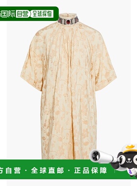 1h可退 潮奢 Chloe 蔻依 女士 蝴蝶结精饰提花迷你连衣裙 CHC19AR