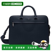 Leather 波士 潮奢 1h可退 Logo BOSS 海军蓝 Faux 男士 Embossed