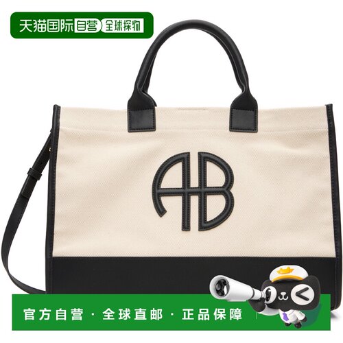 ANINE BING 女士 灰白色中号 Lara 托特包 A1311794NAT1BEIGE