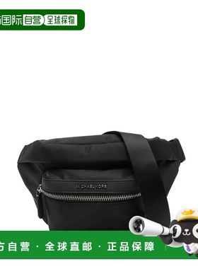 MICHAEL KORS 男士腰包 33F5LBNY1B001 AW2025 黑色斜挎包单肩包