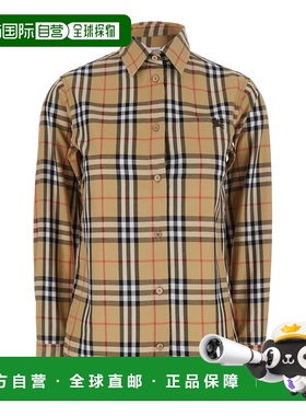 潮奢 Burberry 巴宝莉 女士 'Emma' EKD on Front 浅褐色刺绣全幅