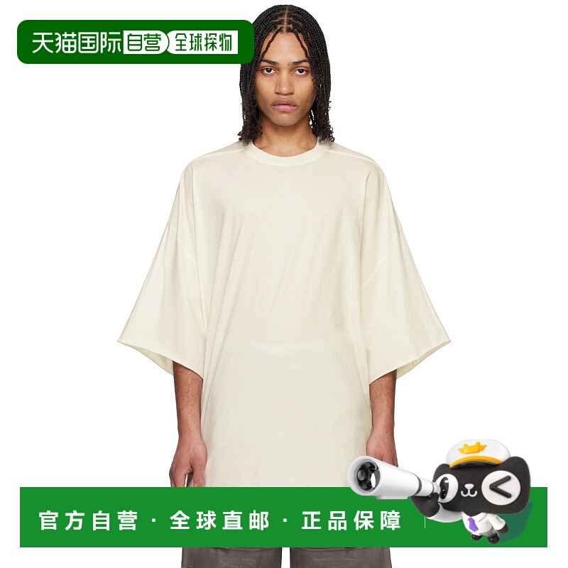 潮奢 rick owens 瑞克 欧文斯 男士 灰白色 Hollywood Tommy T 恤