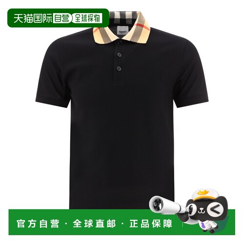 BURBERRY 男士衬衫 8071620 SS2026 黑色 BURBERR【付后1h可退】