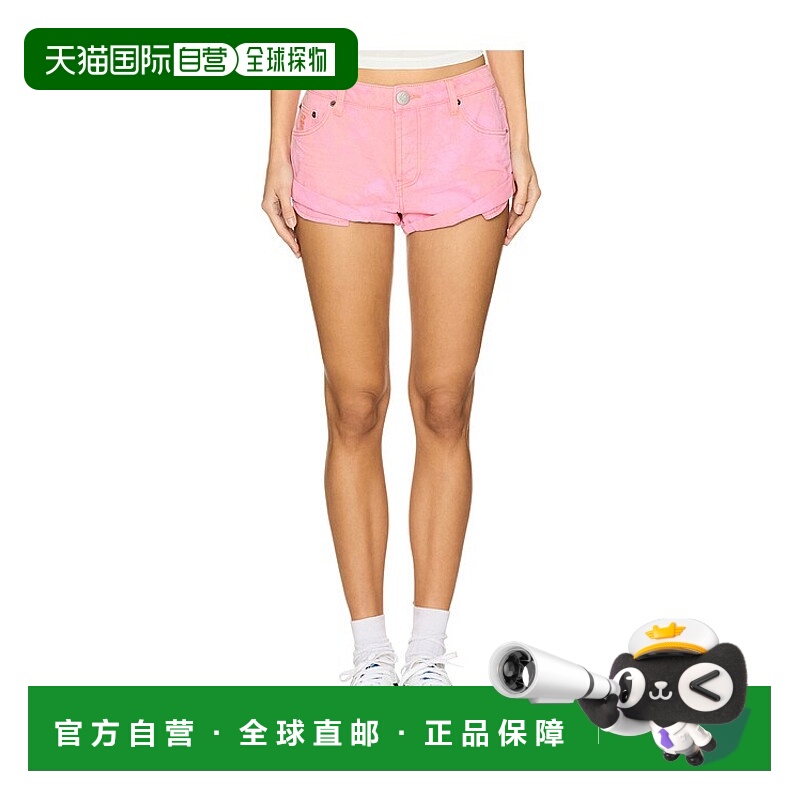 1h可退 潮奢 One Teaspoon 女士 Bandits 低腰束腰牛仔短裤 2678