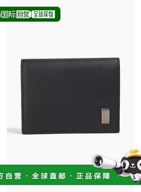 1h可退 潮奢 Dunhill 登喜路 男士 织纹皮革零钱包 DU22RSF80SG00