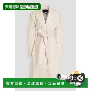 BIRGER ROTATE CHRISTENSEN 女士 1117 1h可退 束带仿皮大衣 潮奢