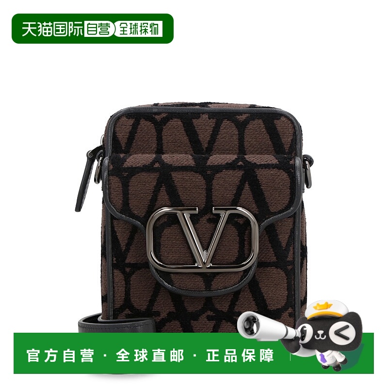 1h可退 VALENTINO 男士斜挎包 3Y2B0C15PMJU02 SS2024 黑色