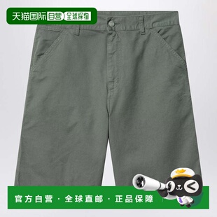 1h可退 潮奢 CARHARTT WIP 男士 Park 单及膝绿色短裤 I031504CO1