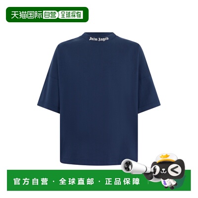 PALM ANGELS 男士T恤 PMAA10BS26JER001NAVYBLUEO【付后1h可退】