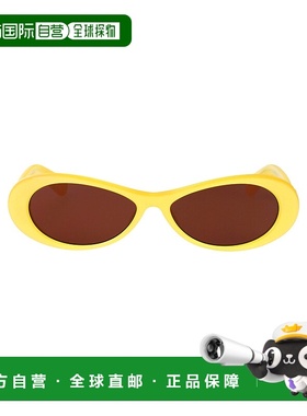 JACQUEMUS 女士太阳镜 JAC135C4SUNC4 SS2025 黄色 NUVOLA