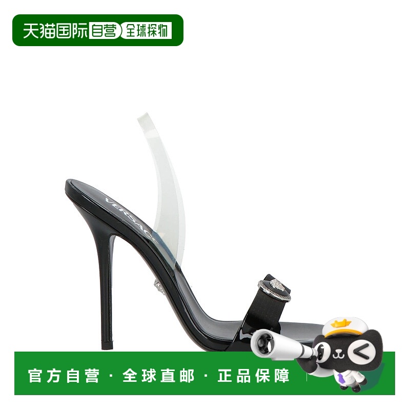 1h可退 潮奢 versace 范思哲 女士 凉鞋 black黑色 舒适时尚