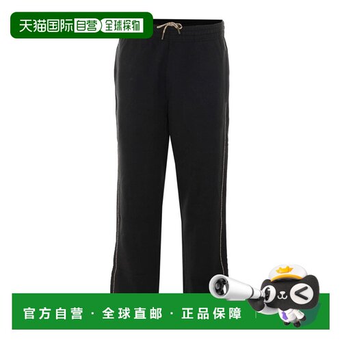 BURBERRY 男士休闲裤 8130511 SS2026 黑色 black check detail p