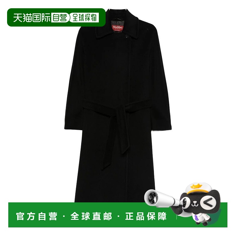 1h可退 MAX MARA 女士外套 2526016082600005 AW2025 黑色