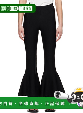 1h可退 潮奢 Ami Paris 女士 黑色 Godet Short 长裤 FTR764KN006