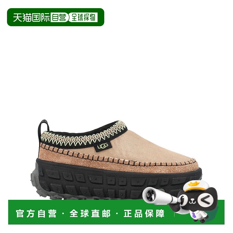 1h可退 UGG 女士凉鞋 1155650SNDB AW2024 黑色 徽标穆勒鞋