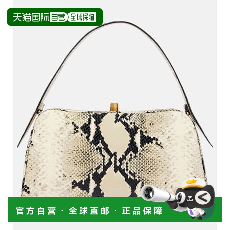 1h可退 潮奢 KHAITE 女士 Cate 蛇纹皮革肩包 colorful花色 舒适
