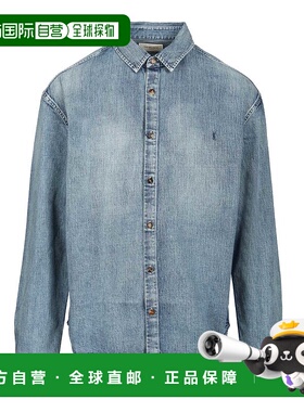 SAINT LAURENT 男士衬衫 823437Y14MJ4248 SS2025