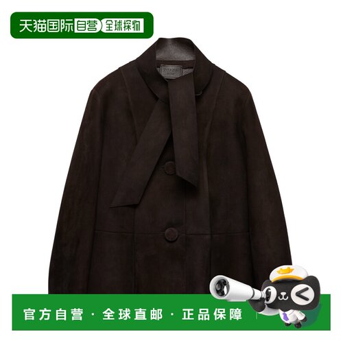 PRADA 女士外套 55858173BSOOOF0192 CO 深棕色