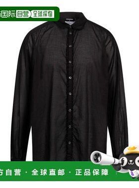 1h可退 潮奢 Dsquared2 二次方 男士 纯色衬衫 black黑色 舒适时