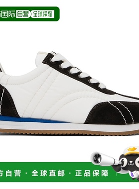 1h可退 潮奢 TOTÊME 女士 白色 & 棕色 Sport 运动鞋 251WAS1544F