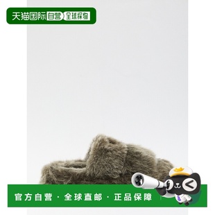 AW2025 绿色 Triomphe CELINE fur 343555234C15KH 女士拖鞋