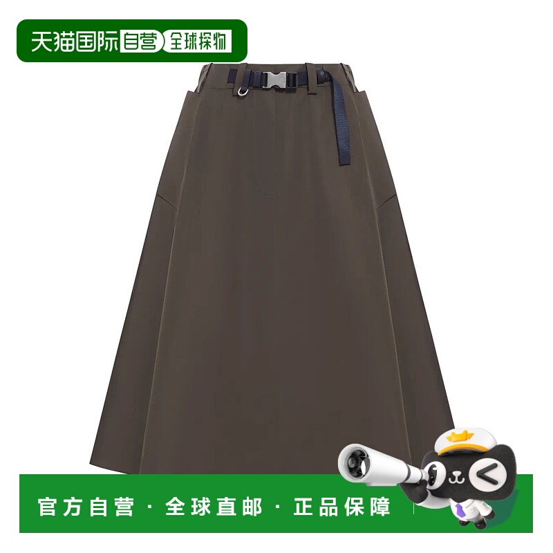 1h可退 PRADA 女士半身裙 21H025SOOO18UUF0334 SS2026 绿色